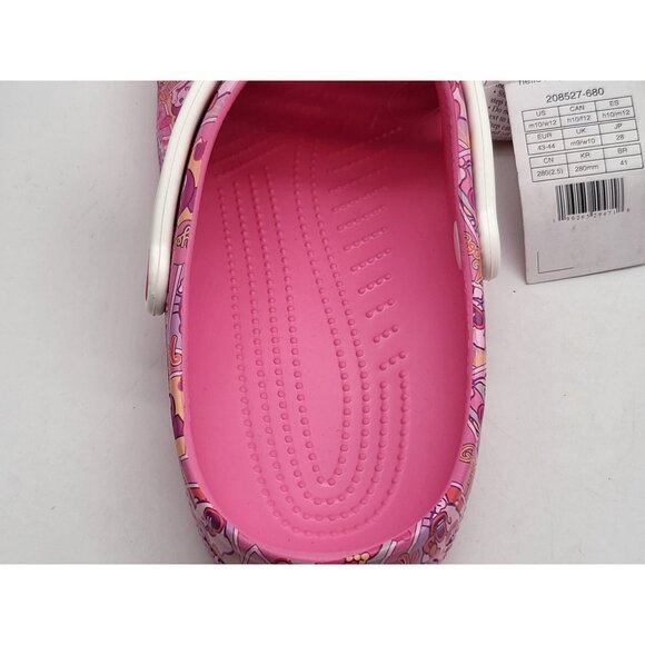 Crocs Hello Kitty Classic Clog Womens Size 12 Pink 208527 680 - Picture 8 of 10